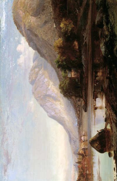 Soğuk Baharda Hudson Nehri, 1861. by Johann Hermann Carmiencke