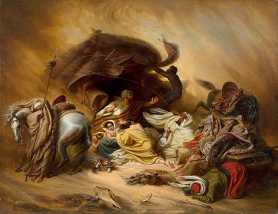 Çölde Samum, 1844