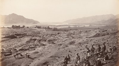 Lalpura'nın yukarısında Bassaule'ye bakan River Gorge, 1878 dolayları (fotoğraf) by Johann Hulsman