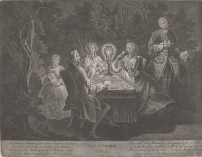 Lombre Oyunu by Johann Jacobus Haid