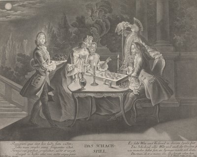 satranç oyunu by Johann Jacobus Haid