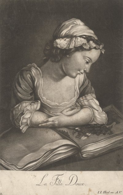 tatlı kız by Johann Jacobus Haid