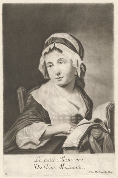 küçük müzisyen by Johann Jacobus Haid