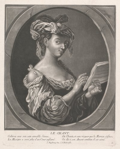 Şarkı söyleme by Johann Jacobus Haid