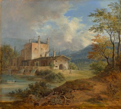 Dağlarda demir çekiç by Johann Jakob Dorner der Jüngere