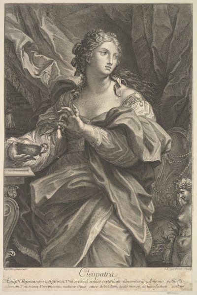 Kleopatra, 1720. by Johann Jakob Frey the Elder