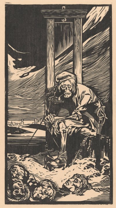 Bir Giyotin Tarafından Ölüm (baskı) by Johann Joseph Aarts