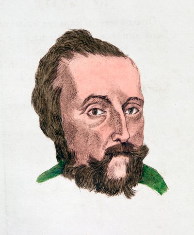 Katı, zeki bir kişinin yüz özellikleri, 1808 by Johann Kaspar Lavater
