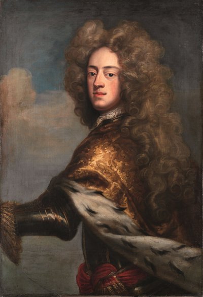 George II Galler Prensi olarak by Johann Leonhard Hirschmann