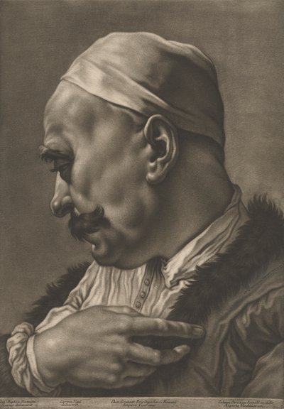 Şapka giyen bir adamın portresi by Johann Lorenz Haid