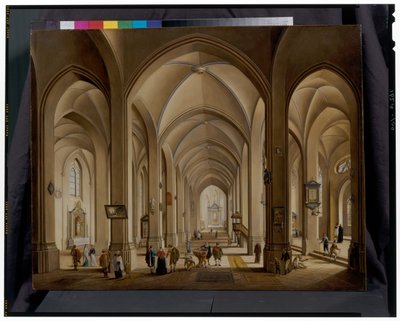 Kilise iç by Johann Ludwig Ernst Morgenstern