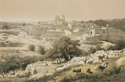 Bethany. Bernatz ve diğerleri tarafından gravür - Steinkopk JF Editore by Johann Martin Bernatz
