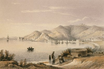 Bernatz ve diğerleri tarafından bir gravürde Patmos - Steinkopk J.F. Editore by Johann Martin Bernatz