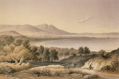 İzmir. Bernatz ve diğerleri tarafından gravür - Steinkopk J.F. Editör by Johann Martin Bernatz