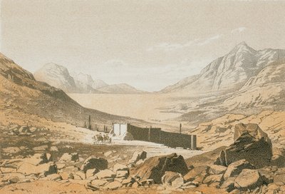 Bostan Vadisi. Bernatz ve diğerleri tarafından gravür - Steinkopk J.F. Editore by Johann Martin Bernatz