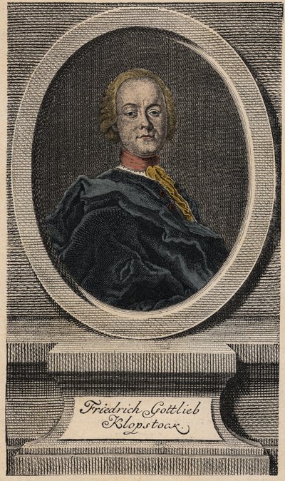 Friedrich Gottlieb Klopstock (1724-1803), Alman şair by Johann Martin Bernigeroth