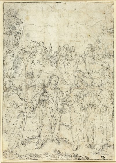 İsa ve Havariler by Johann Mathias Kager