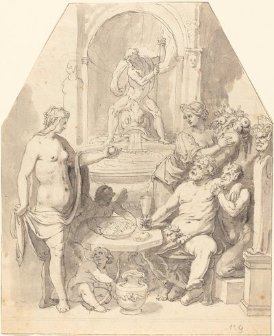 Ceres ve Bacchus Olmadan Venüs Donar by Johann Matthias Kager