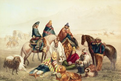 Şili Rustiklerinin Kostümleri, Claudio Gay tarafından 