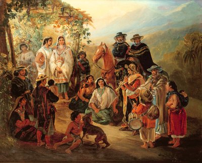 Bölgesel Kostümler, 1850 by Johann Moritz Rugendas