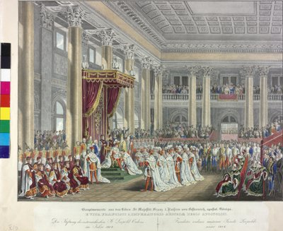 Avusturya Leopold Nişanı Bağışı 1808 by Johann Nepomuk Hoechle
