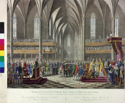 İmparatorluk taç giyme töreni 1792 by Johann Nepomuk Hoechle