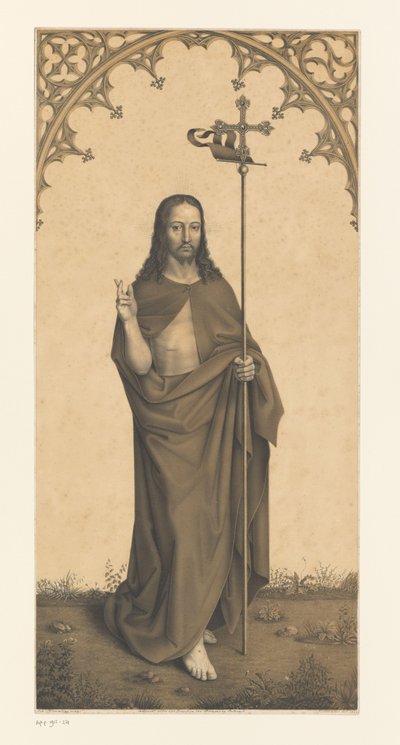 personel ile Mesih Boisserée kardeşlerin koleksiyonundan eserler (seri adı) Galerie des Frères Boisserée (dizi başlığı) by Johann Nepomuk Strixner