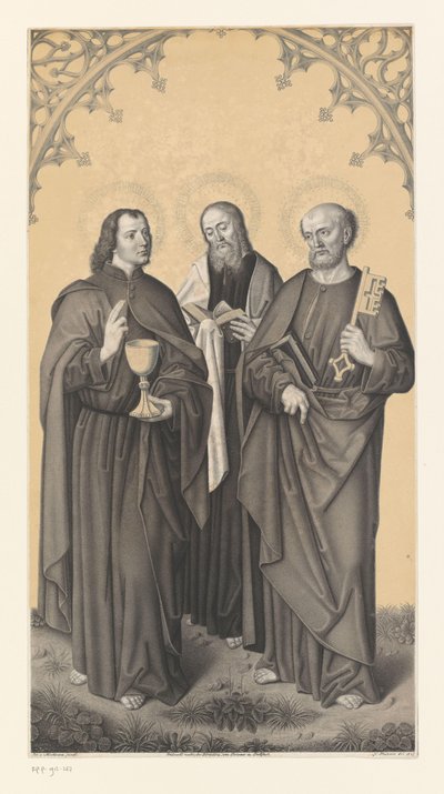 Aziz John, Matta ve Peter Boisserée kardeşlerin koleksiyonundan eserler (seri adı) Galerie des Frères Boisserée (dizi başlığı) by Johann Nepomuk Strixner