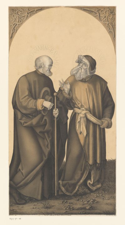 Aziz Joseph ve Joachim Boisserée kardeşlerin koleksiyonundan eserler (seri adı) Galerie des Frères Boisserée (dizi başlığı) by Johann Nepomuk Strixner