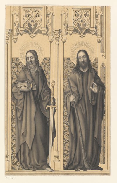 Aziz Matta ve James Boisserée kardeşlerin koleksiyonundan eserler (seri adı) Galerie des Frères Boisserée (dizi başlığı) by Johann Nepomuk Strixner