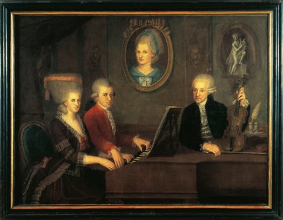 Avusturya, Salzburg, Mozart Ailesi by Johann Nepomuk della Croce