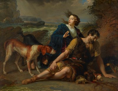 Arindal ve Daura by Johann Peter Krafft