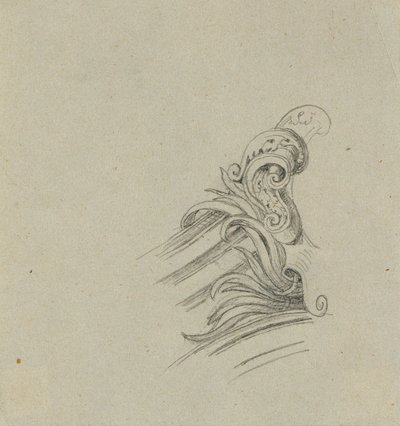 Yukarı Belvedere'nin şeftali bahçesindeki çeşme: detay by Johann Peter Krafft