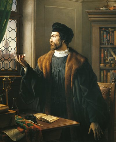 Paskalya sabahında Faust, Johann Peter Krafft (1780-1856), tuval üzerine yağlı boya by Johann Peter Krafft