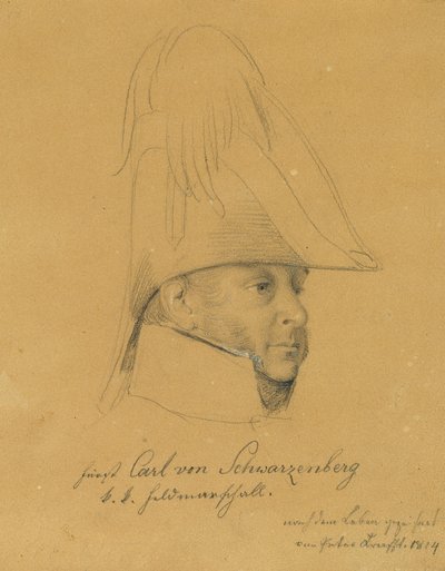 Prens Carl von Schwarzenberg by Johann Peter Krafft