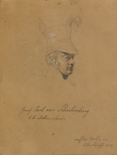 Kont Carl von Schulenburg by Johann Peter Krafft