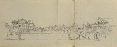 Palais Trautson ile Josefstädter Glacis by Johann Peter Krafft