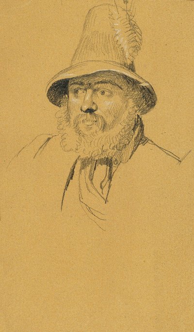 "Tirol Özgürlük Mücadelesinden Sahne" için baş çalışma by Johann Peter Krafft