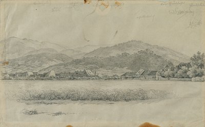 "Kaiser Franz, fakir bir adamın tabutuna eşlik ediyor" için manzara by Johann Peter Krafft