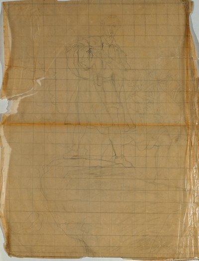 Manfred ve dağ keçisi avcısı by Johann Peter Krafft