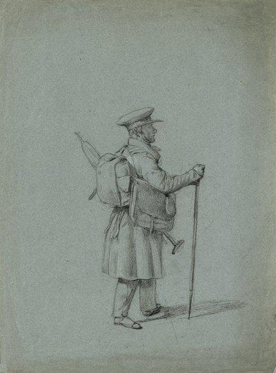Gezici bir ressamın çalışması by Johann Peter Krafft