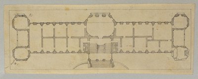 Yukarı Belvedere için Çalışma by Johann Peter Krafft