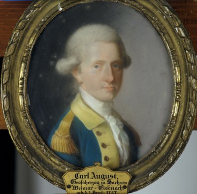 Carl August, Saxe-Weimar-Eisenach Büyük Dükü, 1780 by Johann Philipp Bach
