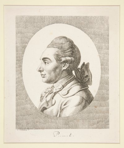 P portresi by Johann Rudolph Schellenberg
