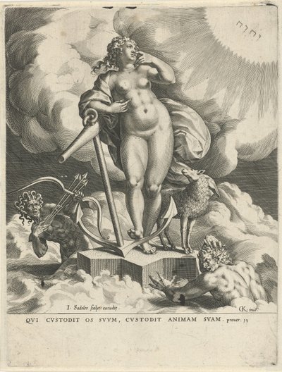 Umut Alegorisi by Johann Sadeler (I)