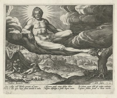 Öğleden sonra Meridies (nesne üzerindeki başlık) Günün Dört Parçası (dizi başlığı) by Johann Sadeler (I)