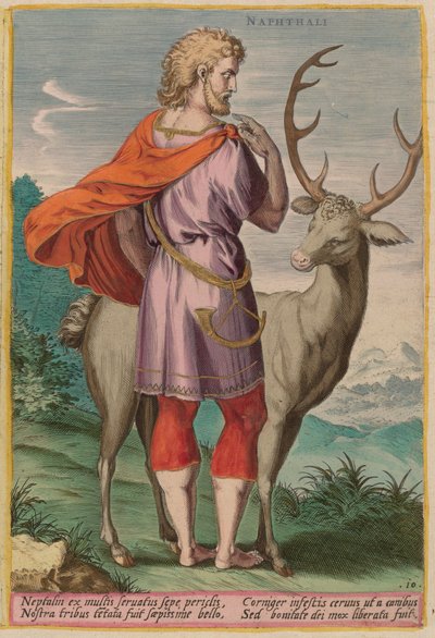 Naftali, c. 1585. by Johann Sadeler I