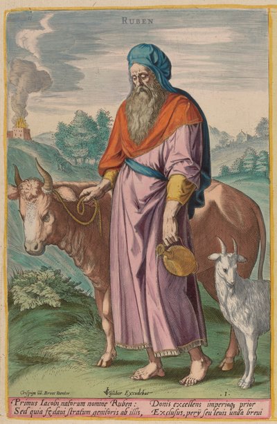 Ruben, c. 1585. by Johann Sadeler I