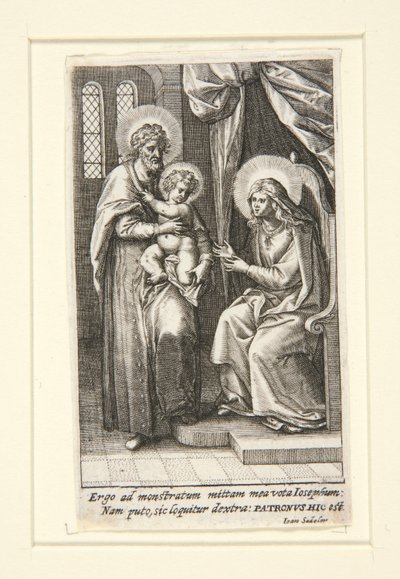 Kutsal Aile by Johann Sadeler I