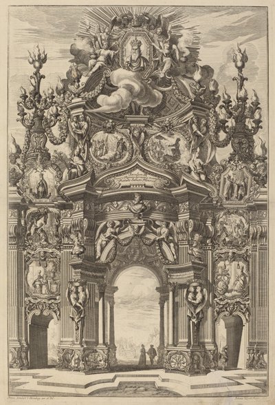 Henry II için Zafer Takı by Johann Ulrich Kraus, after Peter Schubert von Ehrenberg